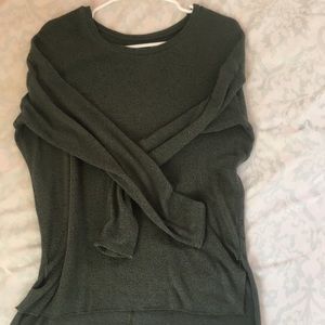 American Eagle army green tunic/sweater